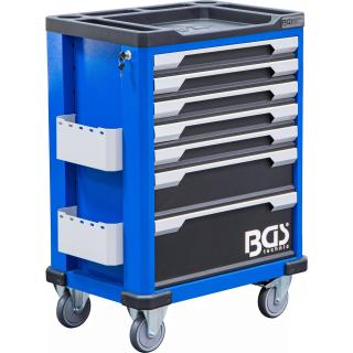 Vozík dielenský, 7 zásuviek, prázdny, 989 x 680 x 480 mm, BGS 4236 (Workshop Trolley | 7 Drawers | empty (BGS 4236))