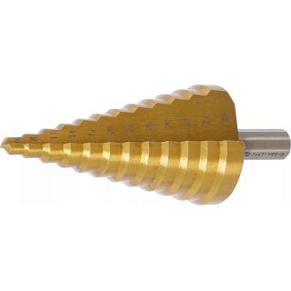 Vrták stupňovitý, nitrid titánu, Ø 6 - 38 mm, BGS 74431 (Step Drill | titanium-nitrided | Ø 6 - 38 mm (BGS 74431))