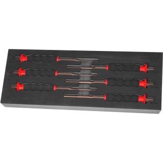 Vyrážače, 200 mm, 2 - 8 mm, 6 dielov, Welzh 3134-WW (6-Piece Pin Punch Set (Welzh 3134-WW))