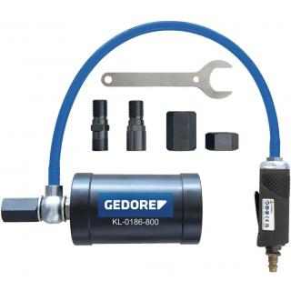 Vyťahovák vstrekovacích trysiek pneumatický, pre BOSCH / DELPHI, GEDORE KL-0186-80 K (Pneumatic Injector Nozzle Puller, for BOSCH / DELPHI (GEDORE KL-0186-80 K))