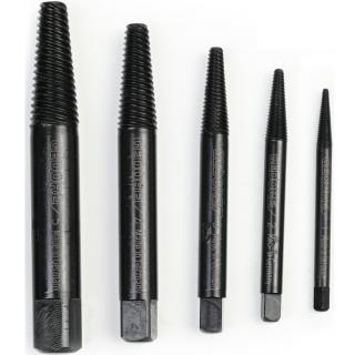 Vyťahováky zalomených skrutiek, M3 - M18, 5 dielov, GEDORE 8551-55 (Bolt Extractor Set, M3 - M18, 5 pcs. (GEDORE 8551-55))