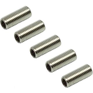 Závitové vložky, vnútorný závit M6 x 1 / vonkajší závit M8 x 1, 5 dielov, STAHLMAXX 106750 (Threaded Inserts, Internal Thread M6 x 1, External Thread M8 x 1, 5 pcs. (STAHLMAXX 106750))