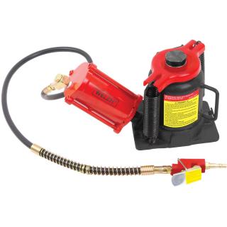 Zdvihák stĺpikový mini, pneumatický &amp; hydraulický, 20 t, Welzh 4659-WW (Bottle Jack; Mini-Jack Mate Air &amp; Hydraulic 20-Ton (Welzh 4659-WW))