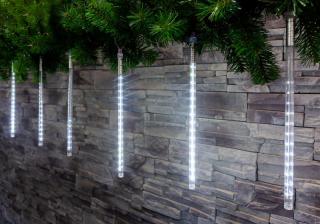 Icicle, 240 LED studená biela, 8 cencúľov, vodopádový efekt, 230 V,exteriér