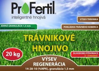 ProFertil Výsev a regenerácia 14-28-10, 1,5mm hnojivo (20kg)