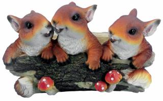Veveričky na konári, polyresin