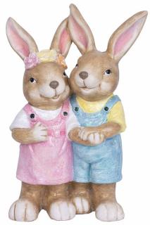 Zajac a zajačica, keramika