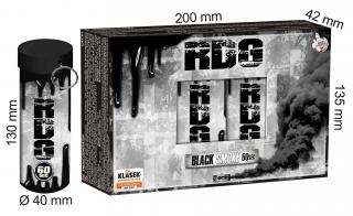 Dymovnica čierna RDG60 s trhacou poistkou 5ks/bal