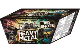 Ohňostroj Heavy metal 100rán 20mm šikmý V+W