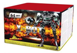 Ohňostroj X-Bot 64rán 30mm