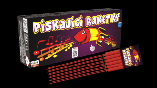 Pískajúce raketky Whistling rockets 144ks