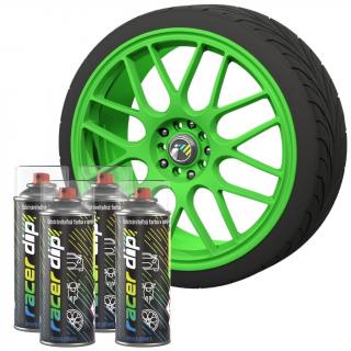 RACER DIP® Sada 4 ks Neon zelená™