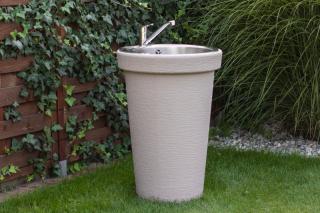 Záhradné umývadlo LAVABO – mocca M003
