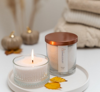 Mango Lime  The Candledust sklo