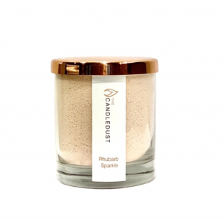 Rhubarb Sparkle The Candledust sklo