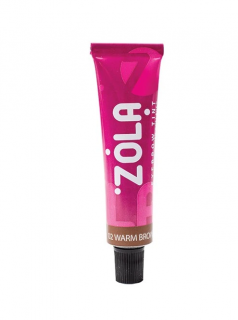 ZOLA farba na obočie s kolagénom 15 ml Farba: 02 Warm Brown
