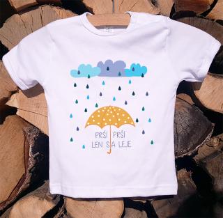 Detské tričko - Prší prší