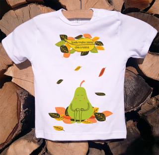 Detské tričko - Spadla hruška zelená