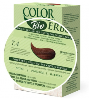 Color Erbe Farba na vlasy Medená blond 7.4