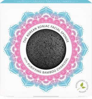 Konjaková hubka Mandala s aktívnym uhlím z bambusu