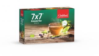 P. Jentschura 7x7 KräuterTee - bylinný čaj BIO porciovaný 100 sáčkov