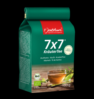 P. Jentschura 7x7 KräuterTee bylinný čaj BIO, sypaný 100 g / 36 litrov