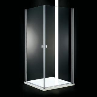 Aquatek - GLASS A2 štvorcový sprchový kút 90 x 90, číre sklo (Sprchový kút štvorcový s dvomi otváracími dverami)