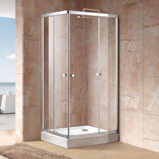 Aquatek - HOLIDAY R4 obdĺžnikový sprchový kút 90 x 70, číre sklo (Sprchový kút obdĺžnikový s dvomi zásuvnými dverami)