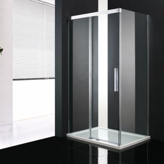 Aquatek - NOBEL R13 obdĺžnikový sprchový kút 100 x 80, číre sklo (Sprchový kút obdĺžnikový s jednými zásuvnými dverami)