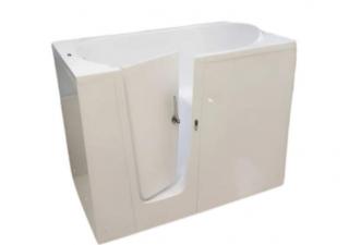 Bezbariérová vaňa s dvierkami ELEGANCA 140L - 140 x 68 cm dvierka na ľavej strane