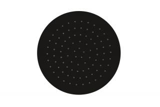Corsan - Sprchová hlavica CMDO25BL SLIM, čierna okrúhla, 25 cm