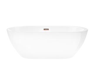 Corsan - Voľne stojaca vaňa E042 Reno - 170 cm s povrchovou úpravou ružové zlato