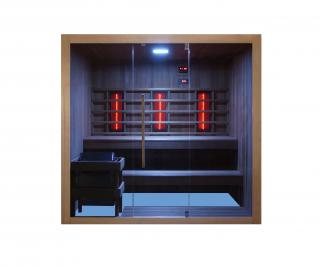 KOTKA sauna + infra kabína pre 4-5 osôb 200x150x190 cm