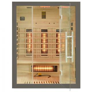 M-SPA - Infračervená sauna šedá 150 x 120 x 190 cm