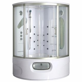 M-SPA - Kabíno-vaňa s hydromasážou a funkciou parnej sauny 2,8kW 155 x 155 x 220 cm