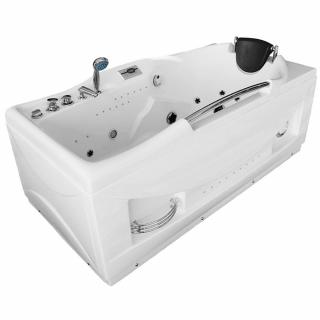 M-SPA - Kúpeľňová vaňa pravá s hydromasážou 174 x 88 x 70 cm