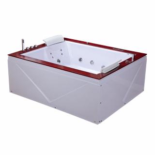 M-SPA - Kúpeľňová vaňa TURBO SPA s hydromasážou 180 x 150 x 67 cm