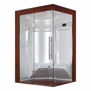 M-SPA - Parná sauna ľavá pre 2 osoby 150 x 135 x 217 cm