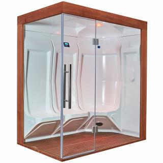 M-SPA - Parná sauna pravá pre 3 osoby 118 x 195 x 210 cm (NEVÁHAJTE !!! POSLEDNÝ 1 KS SKLADOM NA STRANE U DODÁVATEĽA DO VYPREDANIA ZÁSOB)