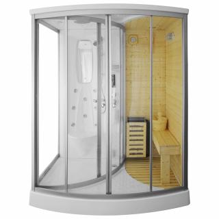 M-SPA - Suchá parná sauna s hydromasážnou funkciou 165 x 105 x 215 cm