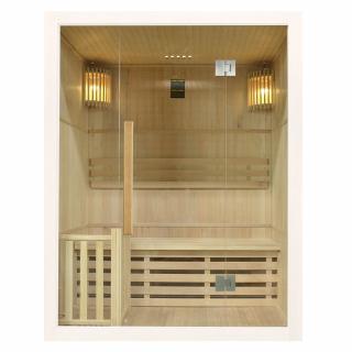 M-SPA - Suchá sauna s pieckou biela 150 x 120 x 190 cm 3,5 kW