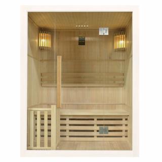M-SPA - Suchá sauna s pieckou biela 150 x 120 x 190 cm 3,5 kW