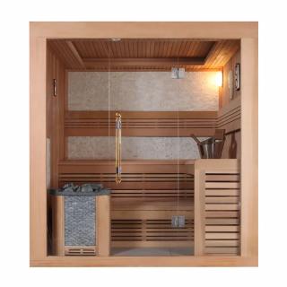 M-SPA - Suchá sauna s pieckou HARVIA 6kW 200 x 180 x 210 cm