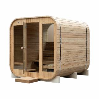 M-SPA - Záhradná sauna štvorcová 240 cm x Ø 210 cm