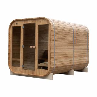 M-SPA - Záhradná sauna štvorcová 300 cm X Ø 210 cm