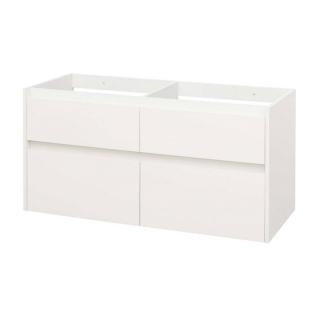 Opto, kúpeľňová skrinka 121 cm, biela
