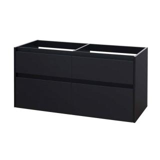Opto, kúpeľňová skrinka 121 cm, čierna