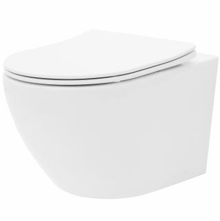 REA - WC - CARLO MINI RIMLESS DUROPLAST/FLAT