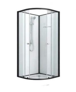 Sanotechnik - BELA 2 - sprchový box štvrťkruh - 90x90x204 cm