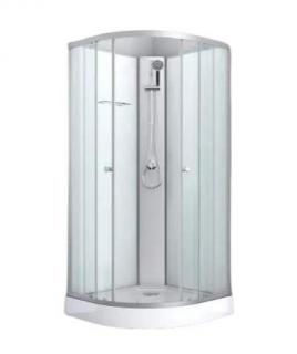 Sanotechnik - IDEA 2 - sprchový box štvrťkruh - 90x90x204 cm